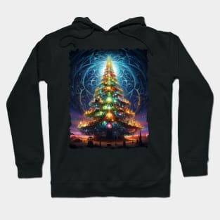 Fantastical Bright Christmas Tree Hoodie